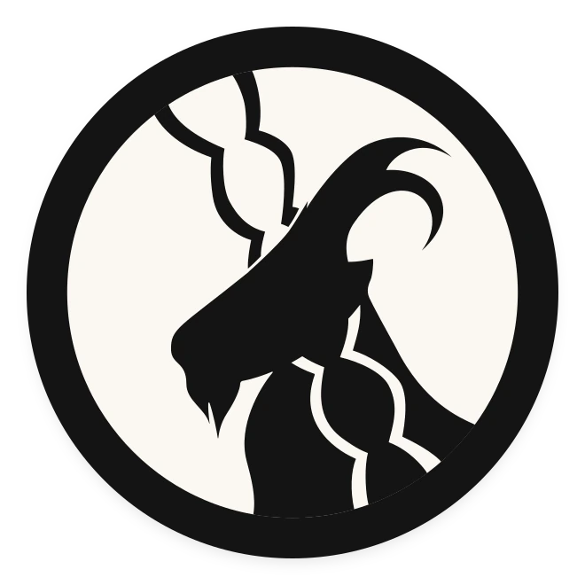 GOATGENE die-cut sticker